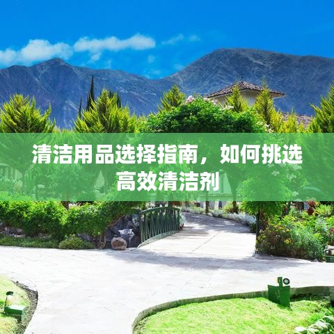 清洁用品挑选指南，高效清洁剂选购攻略