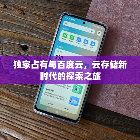 独家占有与百度云，云存储新时代的探索之旅
