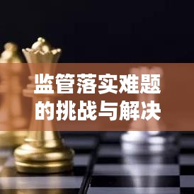 监管落实难题的挑战与解决之道