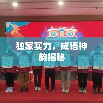 独家实力，成语神韵揭秘