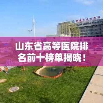山东省高等医院排名前十榜单揭晓！