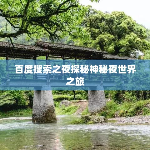 百度搜索之夜探秘神秘夜世界之旅