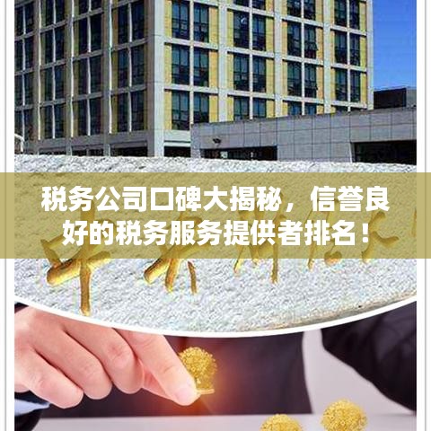 税务公司口碑大揭秘，信誉良好的税务服务提供者排名！