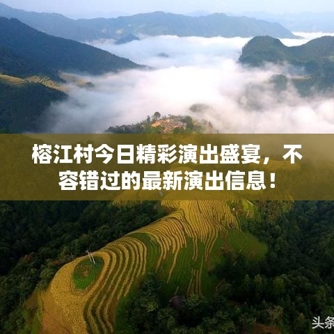 榕江村今日精彩演出盛宴，不容错过的最新演出信息！
