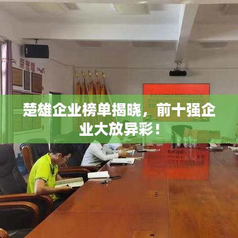 楚雄企业榜单揭晓，前十强企业大放异彩！